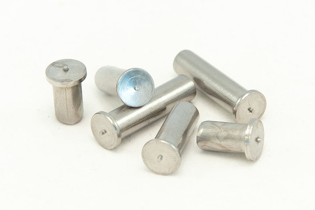 Flanged Non Threaded CD Weld Stud (Stainless Steel) - Davis Stud Welding